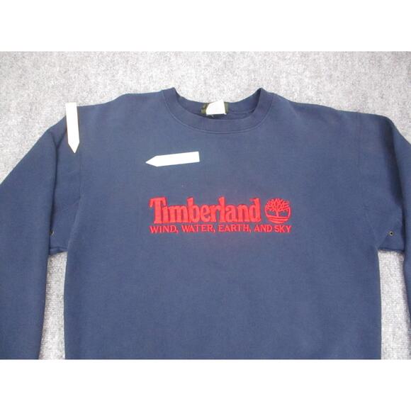 Vintage Timberland Sweatshirt Mens Large Made USA Weathergear Embroidered 90s - Picture 13 of 16